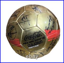 2006 World Cup Ghana Black Stars Autographed Soccer Ball- Including Coaches
