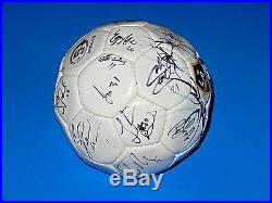 2007-08 LA Galaxy Team Autographed Soccer Ball Beckham Donovan JSA LOA #Z78158