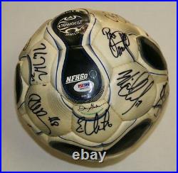 2008 Houston Dynamo Team Signed Soccer Ball 24 Signatures PSA/DNA Brian Ching