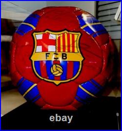 2010-11 Squad Signed Barcelona Team Ball with COA