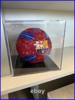 2010-11 Squad Signed Barcelona Team Ball with COA