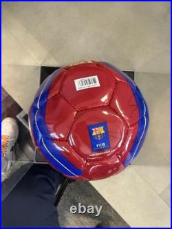 2010-11 Squad Signed Barcelona Team Ball with COA