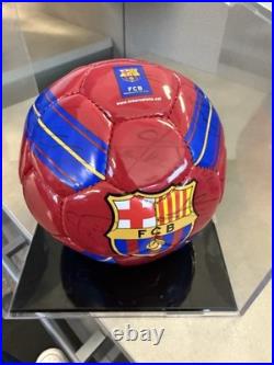2010-11 Squad Signed Barcelona Team Ball with COA