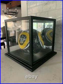 2010 LA Galaxy Team-Signed Adidas Jabulani Match Replica Ball in Glass Case