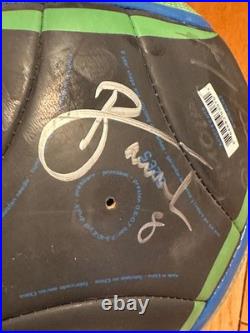 2010 Signed Seattle Sounders Soccer Team Ball + 3 Autographed Tickets