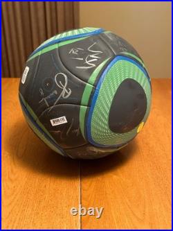 2010 Signed Seattle Sounders Soccer Team Ball + 3 Autographed Tickets