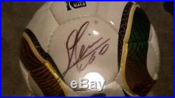 2010 World Cup Soccer Ball Signed By Lionel Messi