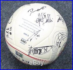 2012 New York Red Bulls Team Signed Soccer Ball 20 AUTO's Henry + PSA/DNA LOA