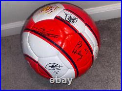 2013-2014 Baltimore Blast Misl Team Signed Logo Full Size Soccer Ball Coa