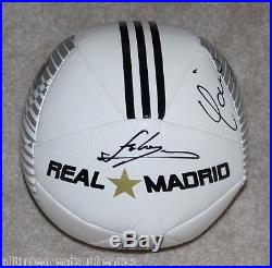 2014-15 REAL MADRID C. F. TEAM SIGNED SOCCER BALL withCOA PROOF RONALDO BALE FUTBOL