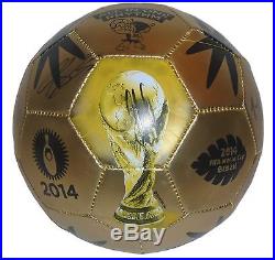 2014 USMNT Team Signed World Cup Gold Soccer Ball with10 Sigs, USA, Proof, Dempsey