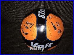2015 Haiti Mens National Team Signed Soccer Ball Proof Coa Gold Cup