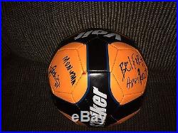 2015 Haiti Mens National Team Signed Soccer Ball Proof Coa Gold Cup