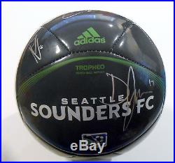 2015 Seattle Sounders Team Signed Soccer Ball withCOA MLS Futbol
