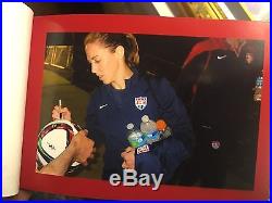 2015 Team USA Women's World Cup Team Signed Soccer Ball + DISPLAY CASE! RARE