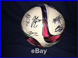2015 Team USA Womens Soccer Signed Soccer Ball World Cup Morgan Wambach Lloyd