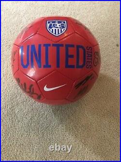 2015 USA Womens Soccer Team Signed USA Soccer Ball World Cup Champions Rare