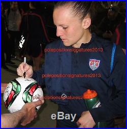 2015 USA Womens Team Signed World Cup Soccer Ball Adidas WAMBACH Carli Lloyd