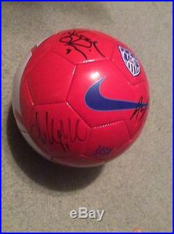 2015 Womens World Cup Champions USA Team Signed Soccer Ball
