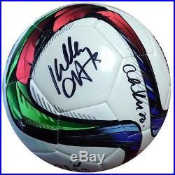 2015 World Cup Autographed Signed Adidas Soccer Ball 10 Sigs Lloyd Solo Psa/dna
