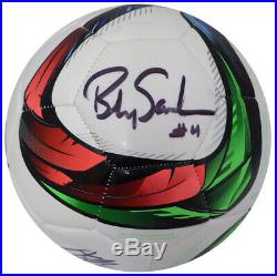 2015 World Cup Autographed Soccer Ball 9 Sigs Carli Lloyd Ertz Beckett 133479