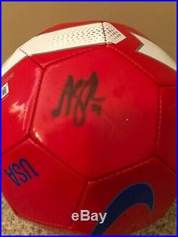 2015 World Cup Team Signed Soccer Ball Womens USA Team Carli Lloyd Alex Morgan +