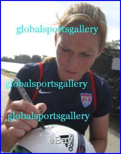 2015 team USA women's World Cup signed soccer ball Carli Lloyd + Hope Solo +22