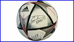 2016 Match Used Real Madrid Manchester City Soccer Ball Cristiano Ronaldo Signed