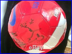 2016 Olympics USA Womens Soccer Team Signed Soccer Ball Authentic Coa Bcd