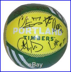 2016 Portland Timbers Team Signed Logo Soccer Ball, MLS, Autographed, Proof, COA