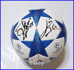 2016 UEFA CL Messi + Ronaldo Signed Official Ball + Official COA, SUPER RARE