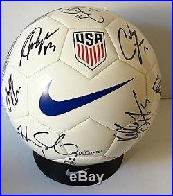 2016 USWNT US WOMENS OLYMPIC SOCCER TEAM SIGNED SOCCER BALL WithCOA PROOF RIO