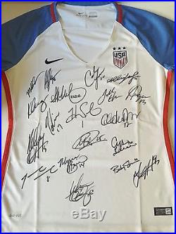 2016 USWNT US WOMENS OLYMPIC SOCCER TEAM SIGNED SOCCER JERSEY WithCOA PROOF RIO