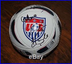 2016 WORLD CUP CHAMPS USA WOMEN NATIONAL TEAM SIGNED SOCCER BALL WithPROOF LLOYD