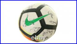 2017-18 Match Used AC Chievo Verona Serie A Team Signed Nike Soccer Ball Guadino
