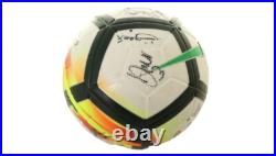 2017-18 Match Used AC Chievo Verona Serie A Team Signed Nike Soccer Ball Guadino