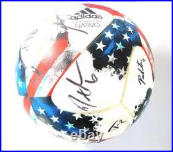 2017 Chicago Fire Red/White/Blue NATIVO OMB Team Signed Soccer Ball COA