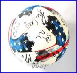 2017 Chicago Fire Red/White/Blue NATIVO OMB Team Signed Soccer Ball COA