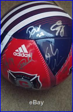 2017 Chicago Fire Team-Signed Soccer Ball Collectible Sports Memorabilia