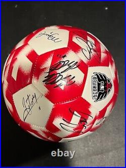 2017 DC United Hand Signed Team MLS Soccer Ball 12 Autographs DC United COA