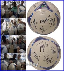 2017 Seattle Sounders FC Team Signed Autographed MLS Adidas Soccer Ball Proof