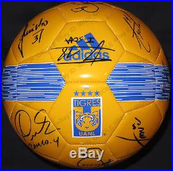 2017 TIGRES UANL team signed ADIDAS soccer ball official 100% Authentic with PROOF