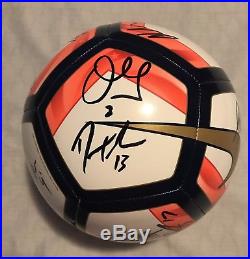 2017 Team USA Signed Gold Cup Soccer Ball Mens Dempsey Bradley Altidore Coa
