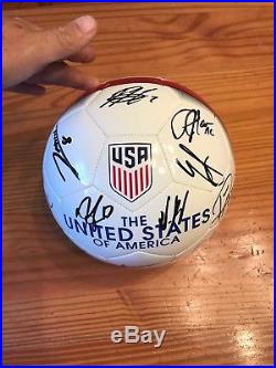 2017 Team USA Signed Soccer Ball Mens Clint Dempsey Jozy Altidore Bradley