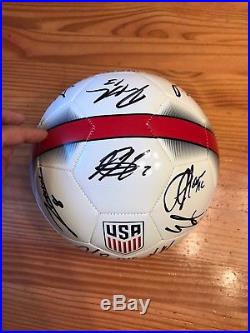 2017 Team USA Signed Soccer Ball Mens Clint Dempsey Jozy Altidore Bradley