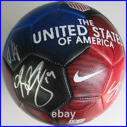 2017 USA Men's National team signed autographed USA logo soccer ball COA proof