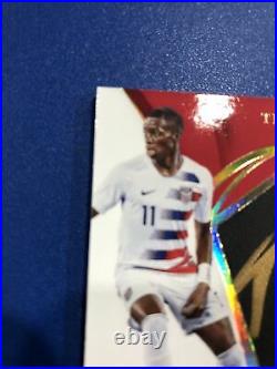2018-19 Immaculate Collection Ball Swatch Auto RC Timothy Weah 8/10 USA Lille