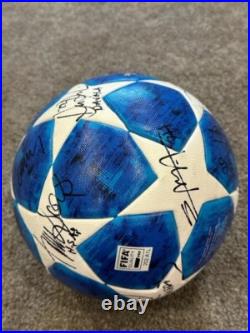 2018-19 Match Used Galatasaray UEFA Champions League Team Signed Soccer Ball