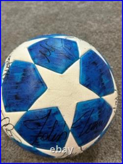 2018-19 Match Used Galatasaray UEFA Champions League Team Signed Soccer Ball
