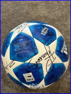 2018-19 Match Used Galatasaray UEFA Champions League Team Signed Soccer Ball